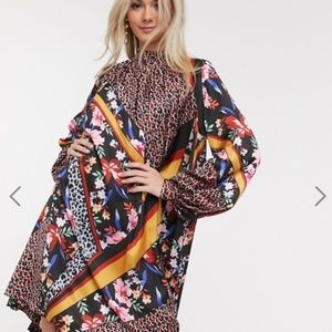 NWT! Asos pattern mini dress!